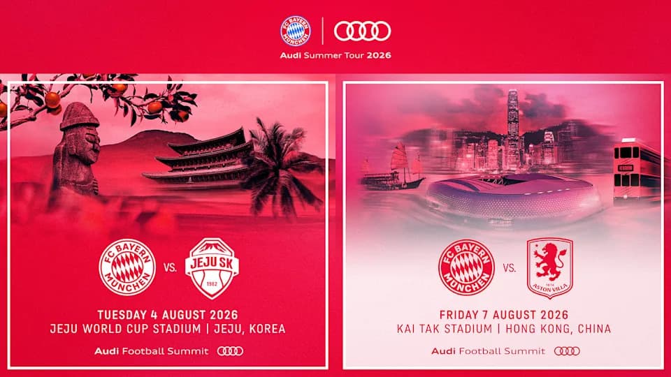 FC Bayern in South Korea and Hong Kong SAR, China