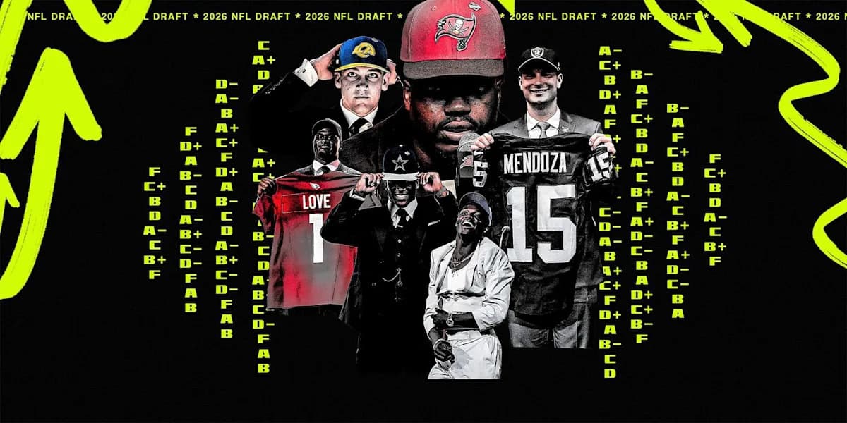 2026 NFL Draft grades: Giants among 4 teams with an A, while a Super Bowl contender doesn't do so hot