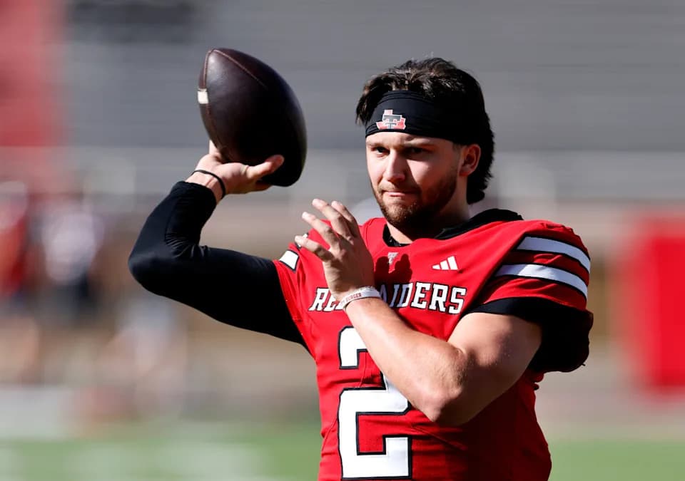 LUBBOCK, TEXAS - APRIL 17: Brendan Sorsby #2 of the Texas Tech Red Raiders passes during the Texas Tech Spring Game at Jones AT&T Stadium on April 17, 2026 in Lubbock, Texas. (Photo by Ron Jenkins/Getty Images for ONIT)