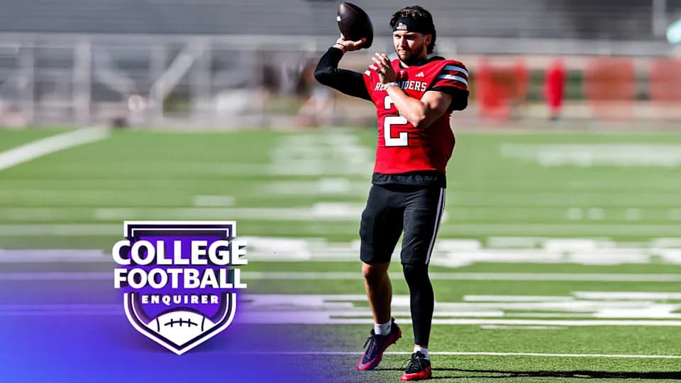Texas Tech QB Brendan Sorsby. Photo by Ron Jenkins/Getty Images for ONIT