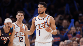 Suns' Devin Booker fined $35K after blasting NBA referee for 'terrible' calls in playoff loss to Thunder